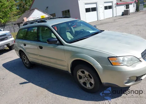 2007 Subaru Outback 2.5I Basic из США, поврежденный, VIN 4S4BP61CX76322163